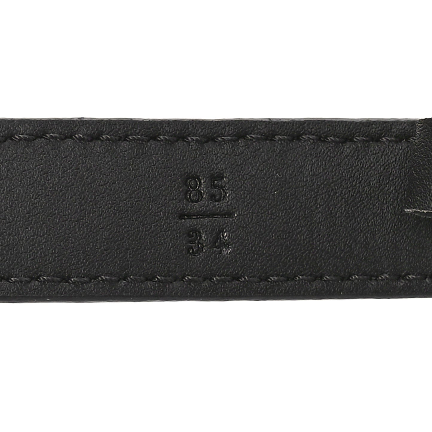 Cuoio Romano Glazed Fabric FF 1974 Reversible Belt 85 34 Black Tobacco