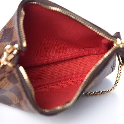 Louis Vuitton Damier Ebene Mini Pochette Accessories 5 of 10
