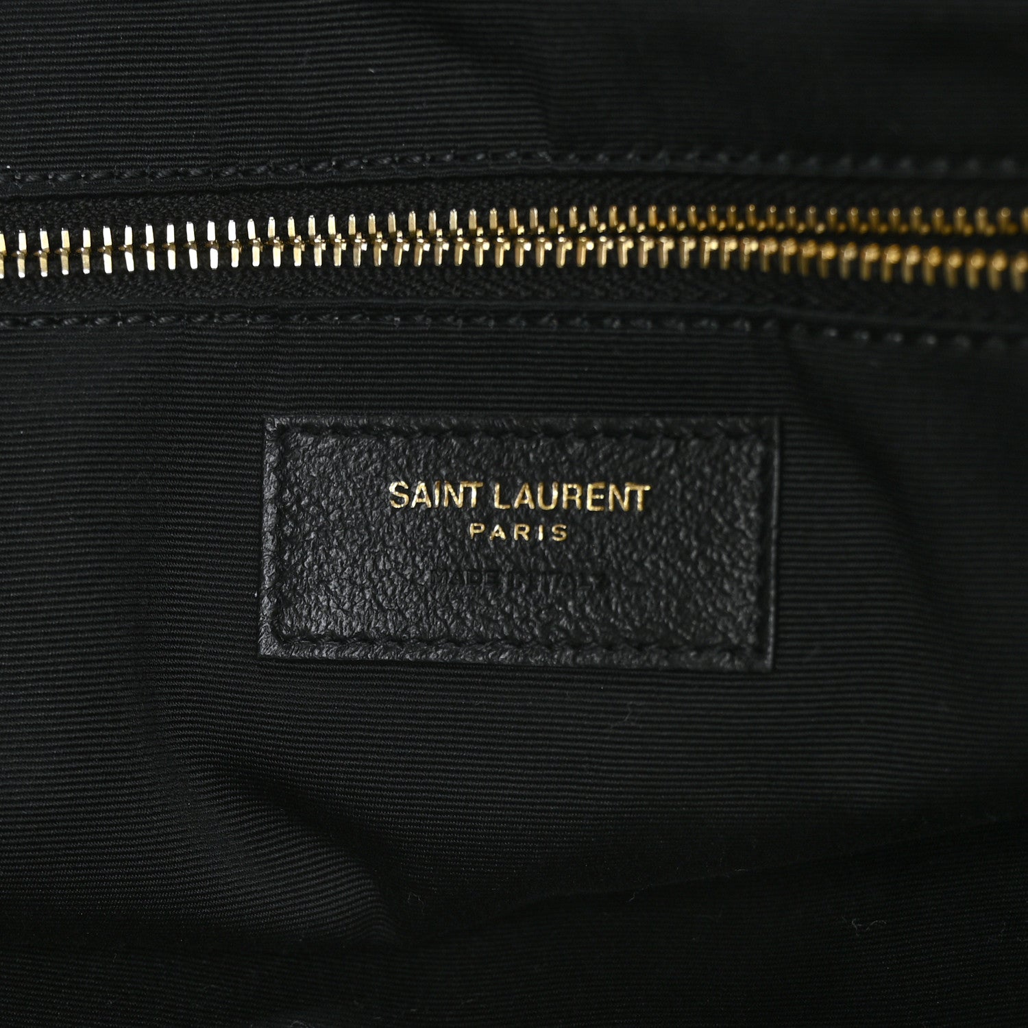 Saint Laurent Lambskin Quilted Maxi Icare Shopping Tote Black 6 of 8