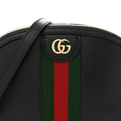 Gucci Dollar Pigprint GG Web Small Ophidia Dome Shoulder Bag Black 8 of 10
