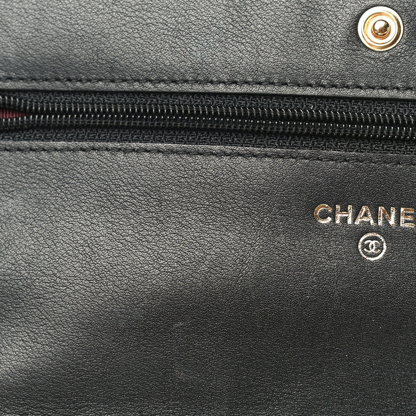 Aged Calfskin Quilted Reissue Wallet On Chain WOC Black