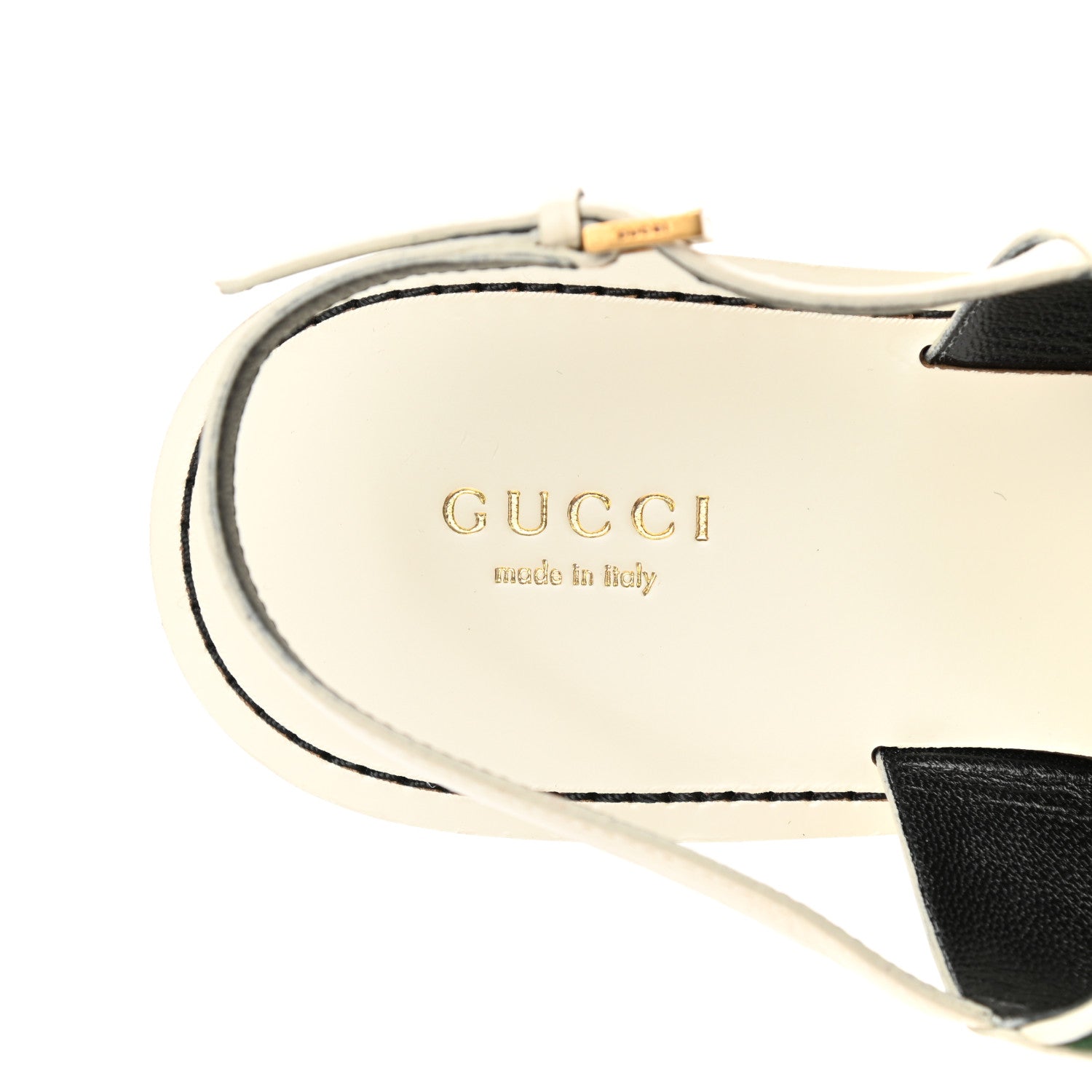 Gucci Nylon Web Lifford Jakarta Sandals 38 White 7 of 7