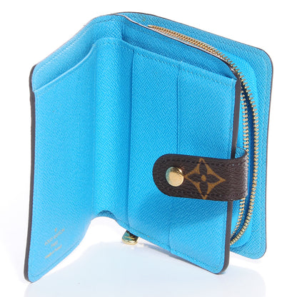 Louis Vuitton Monogram Groom Compact Zip Wallet Blue 5 of 8