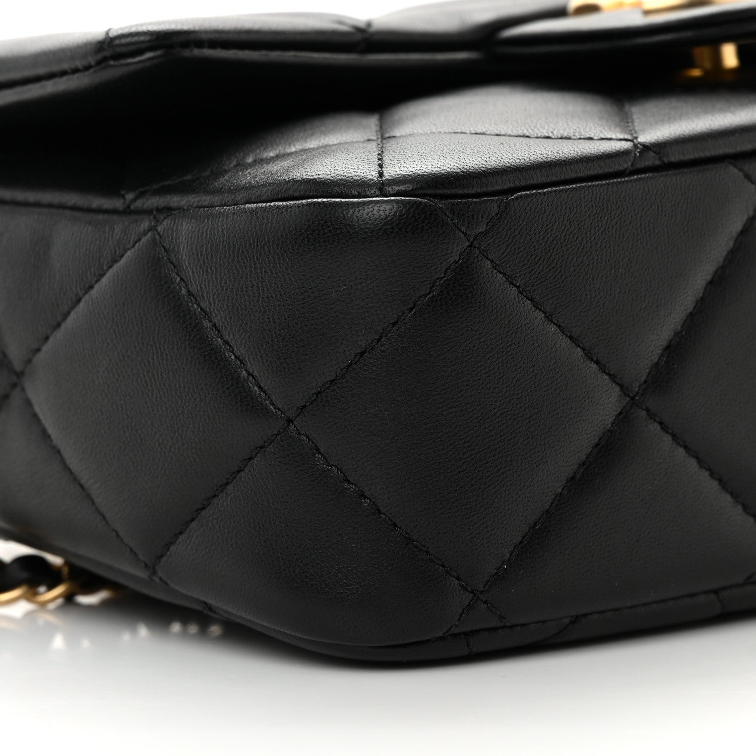 Chanel Lambskin Quilted Mini My Perfect Flap Black 9 of 15