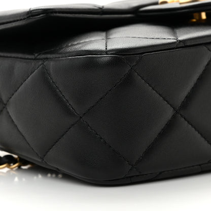 Chanel Lambskin Quilted Mini My Perfect Flap Black 9 of 15