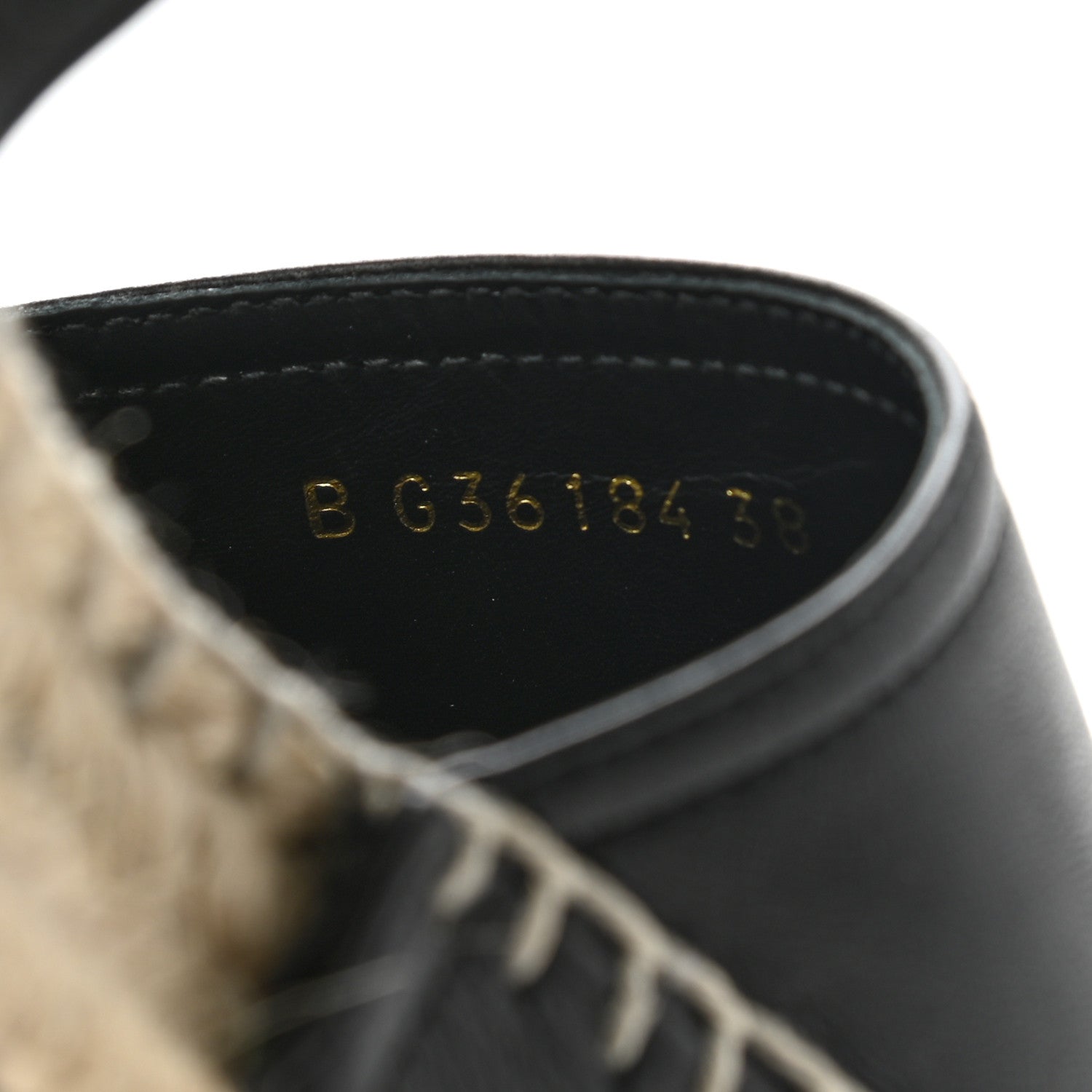Chanel Lambskin Cap Toe CC Espadrilles Sandals 38 Black 8 of 10