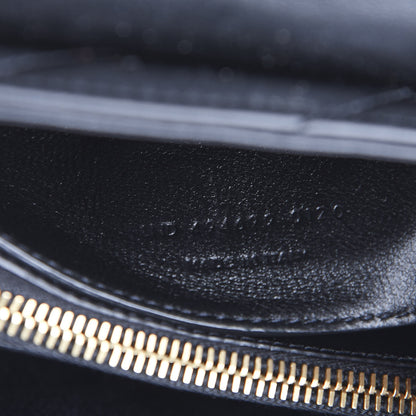 Saint Laurent Calfskin Y Quilted Monogram Small Loulou Chain Satchel Black 6 of 9