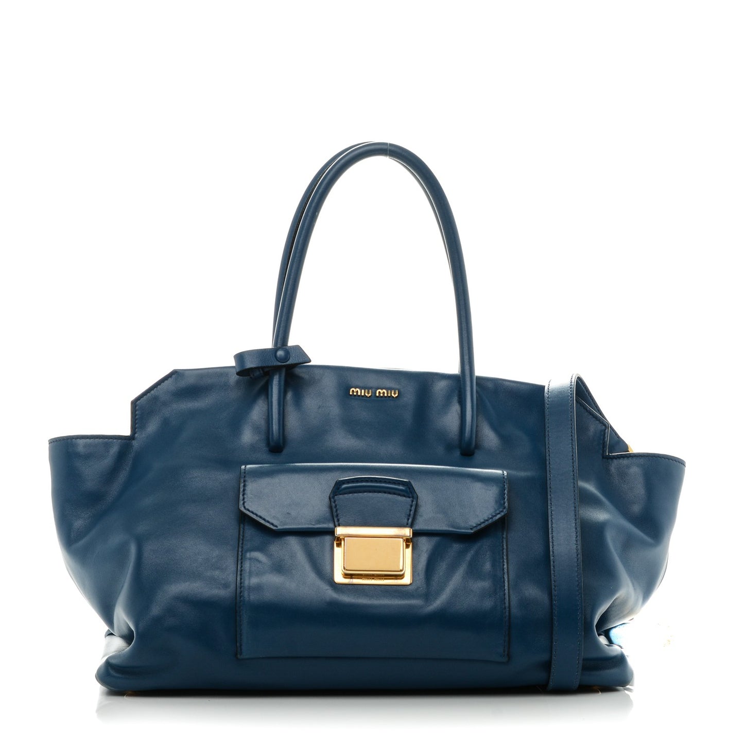 Vitello Soft Tote Cobalto