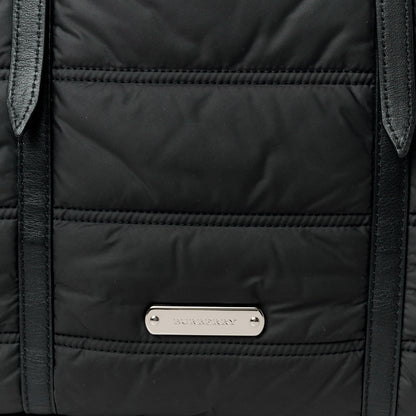 Burberry Nylon House Check Quilted Abbey Diaper Bag Black 8 of 10
