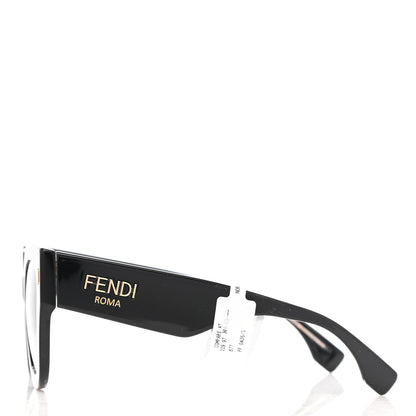 Fendi Acetate Cat Eye Sunglasses FF0435 Black 3 of 8