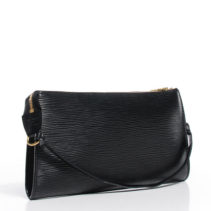 Louis Vuitton Epi Pochette Accessories 24 Black 3 of 8