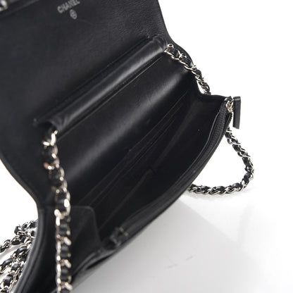 Chanel Caviar Sevruga Wallet On Chain WOC Black 7 of 9