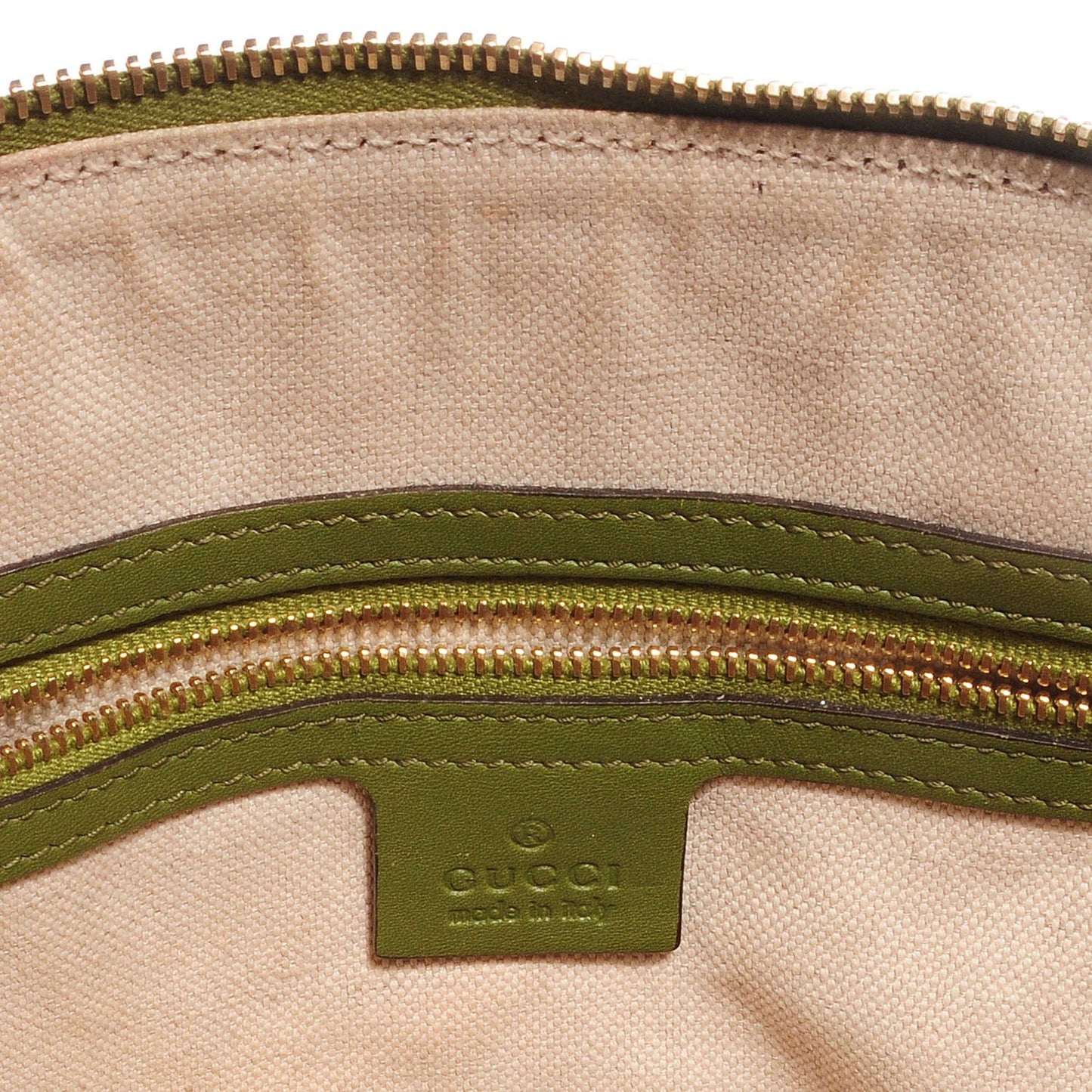 Microguccissima Small Nice Top Handle Bag Green
