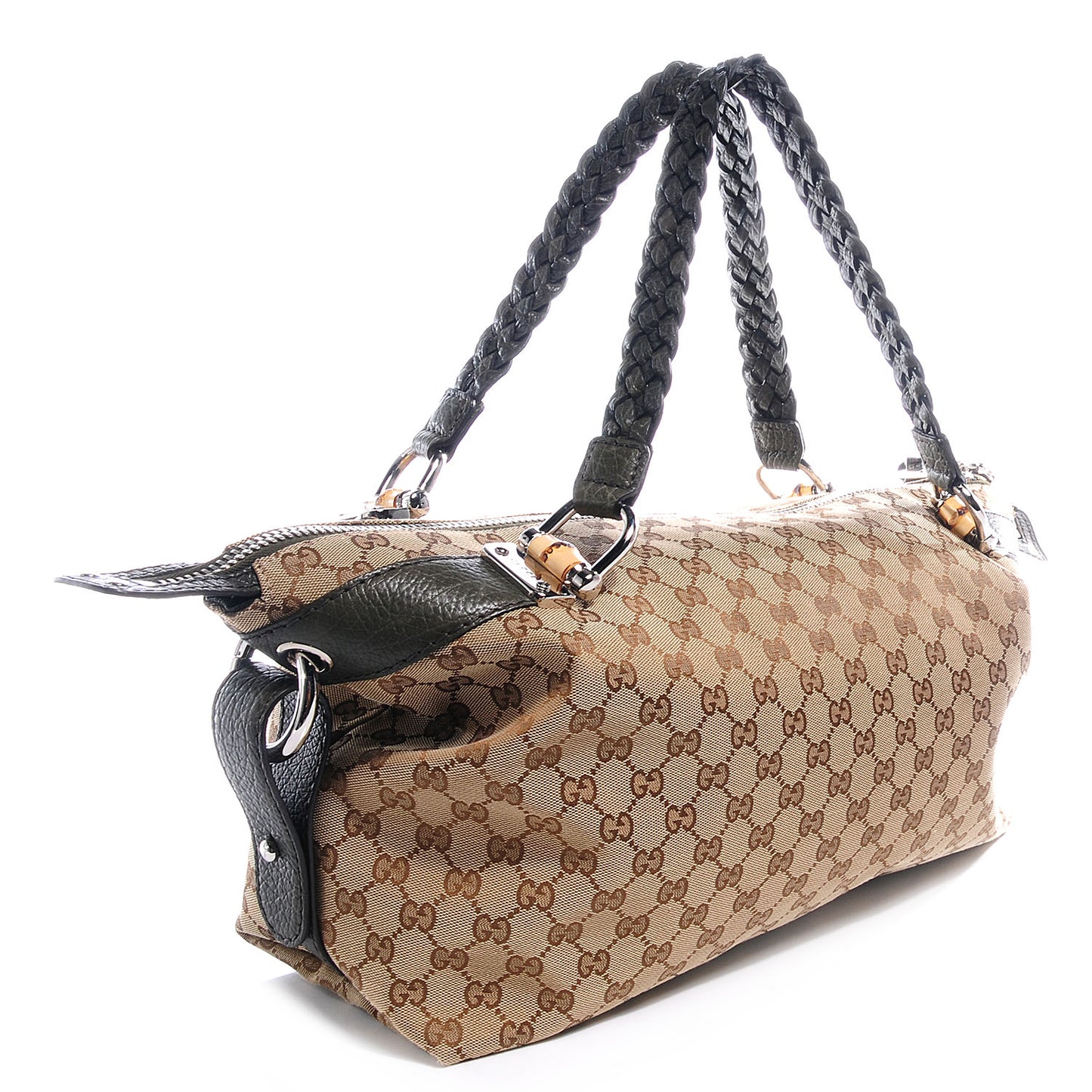 Monogram Bamboo Bar Medium Tote