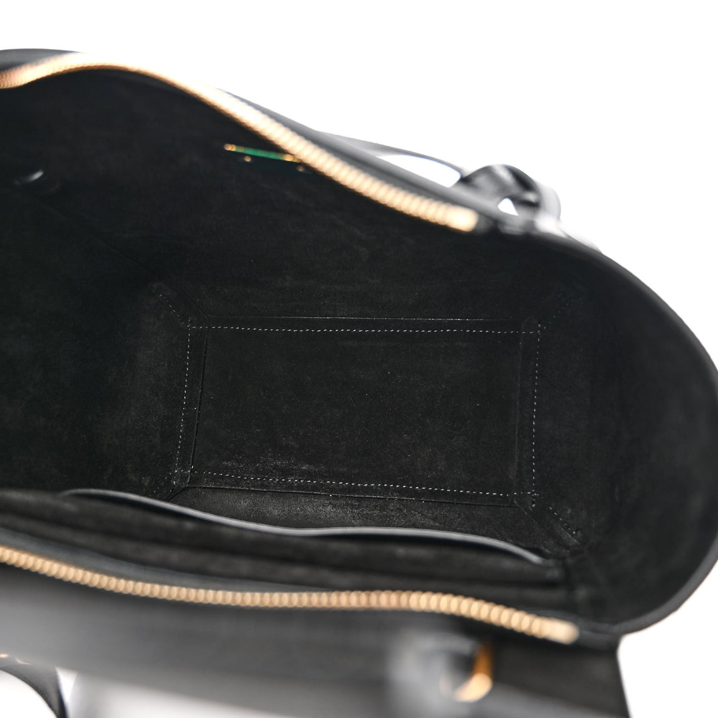 Grained Calfskin Micro Belt Bag Black