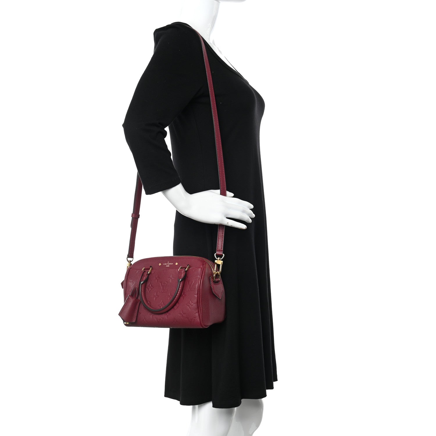 Louis Vuitton Empreinte Speedy Bandouliere 20 NM Raisin 3 of 9