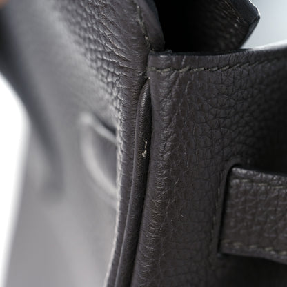 Hermes Togo Birkin 40 Etain 36 of 38