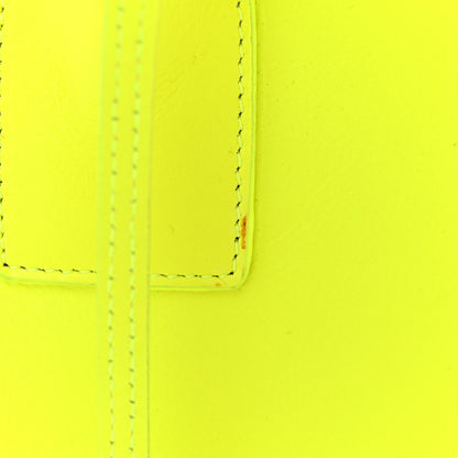 Saint Laurent Calfskin Small Sac De Jour Bag Neon Yellow 14 of 22
