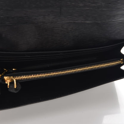 Prada Vitello Move Continental Flap Travel Wallet Black 5 of 9