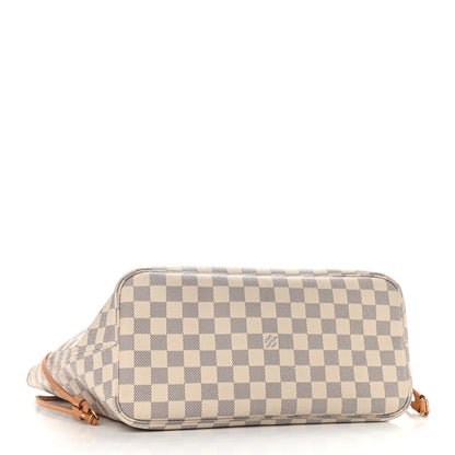 Louis Vuitton Damier Azur Neo Neverfull MM Rose Ballerine 5 of 12