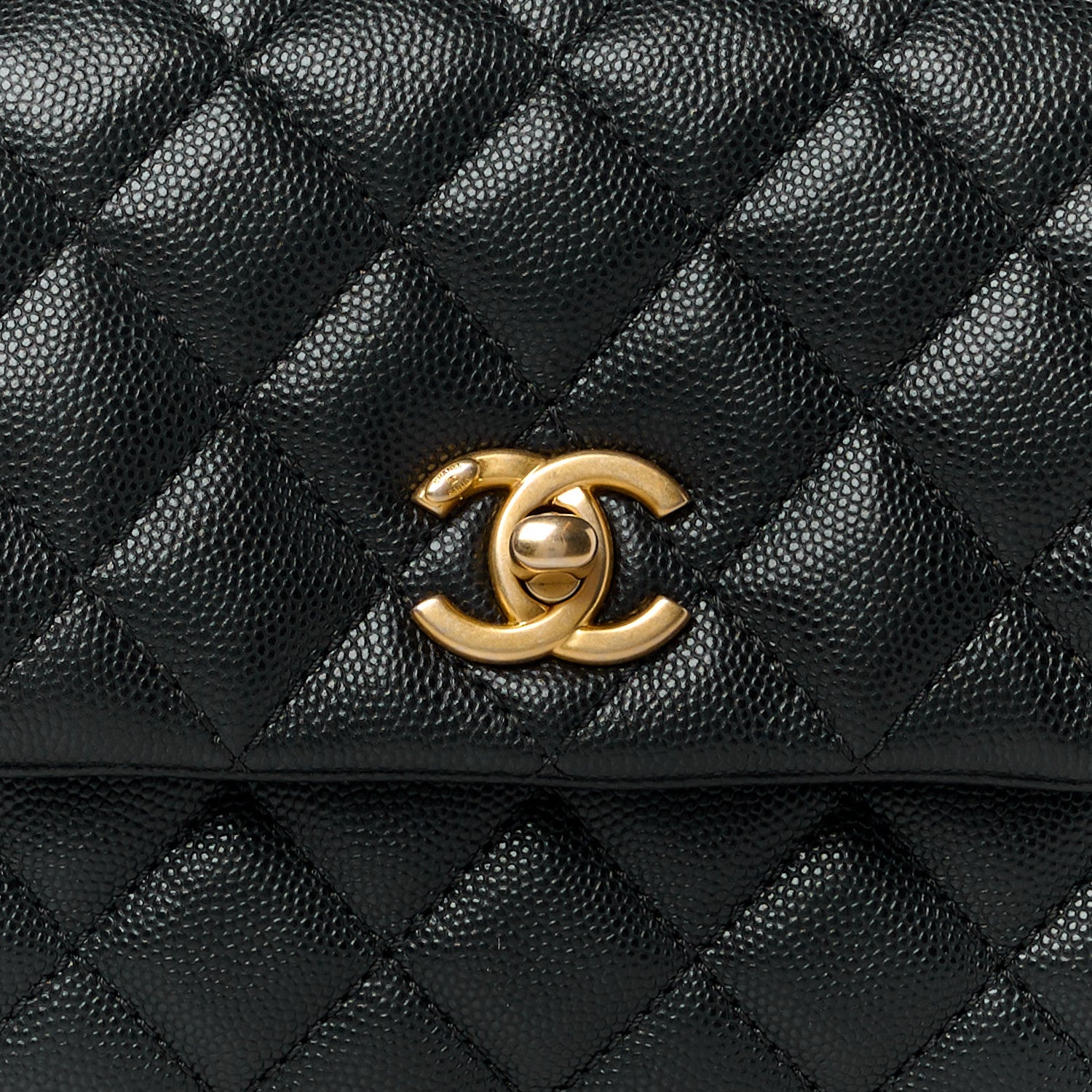 Chanel Caviar Quilted Mini Coco Handle Flap Black 9 of 12