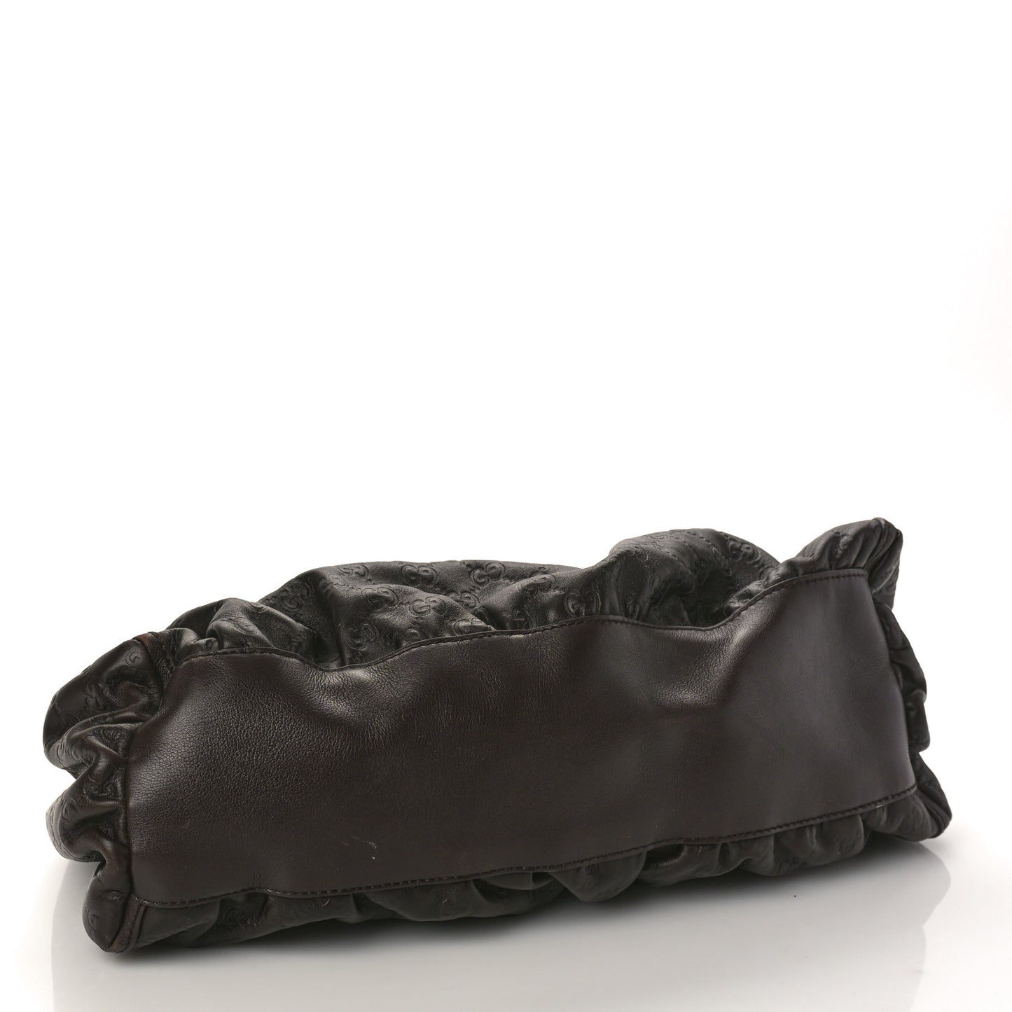 Monogram Large D Gold Hobo Dark Brown