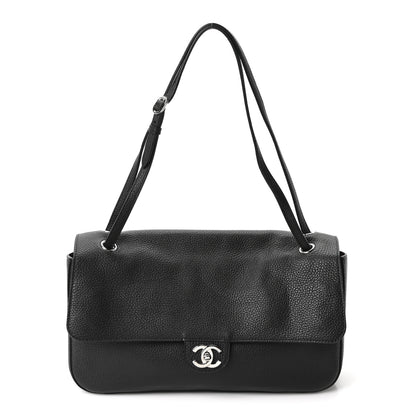 Chanel Grained Calfskin Small Souplissimo Maxi Flap Black 1 of 10