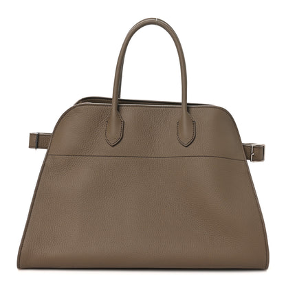 The Row Matte Grained Calfskin Soft Margaux 15 Dark Taupe 1 of 9