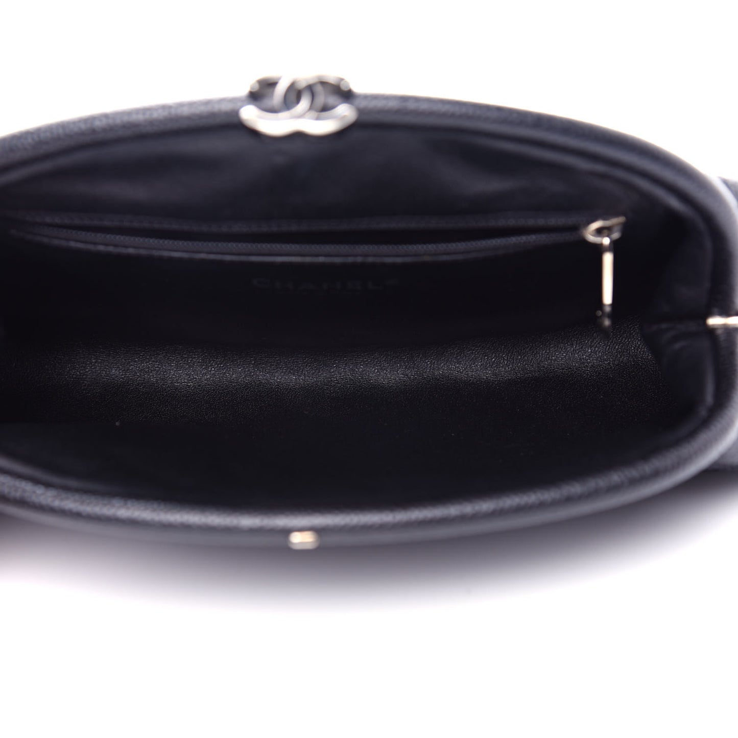 Caviar Quilted Timeless Clutch Black