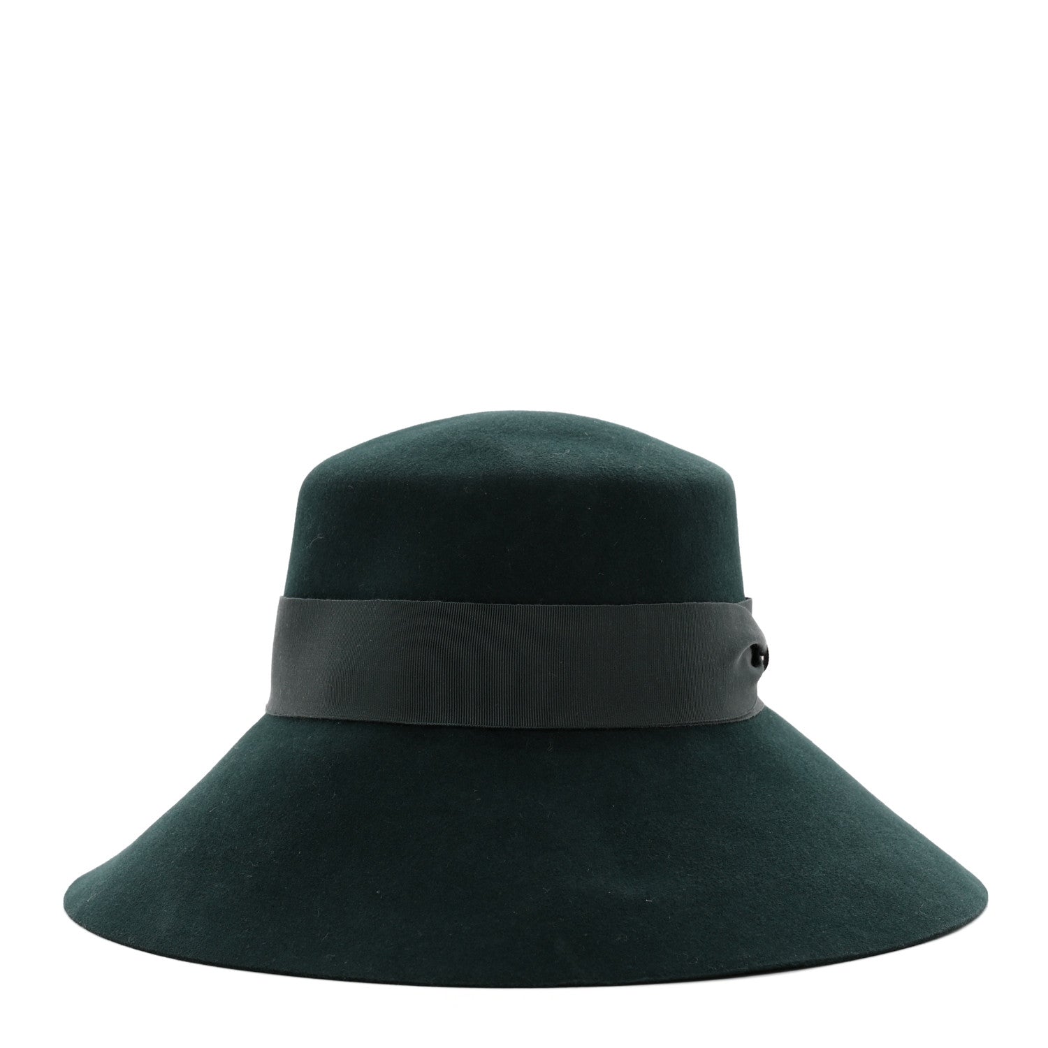 Hermes Rabbit Felt Farrah Pop H Hat 58 Vert Sapin 3 of 7