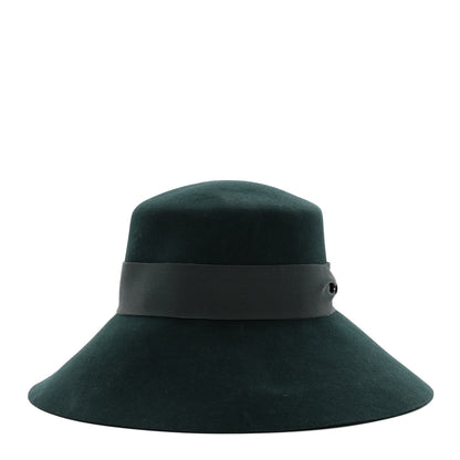 Hermes Rabbit Felt Farrah Pop H Hat 58 Vert Sapin 3 of 7