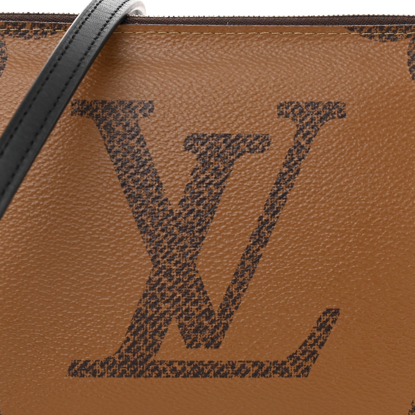 Reverse Monogram Giant Double Zip Pochette