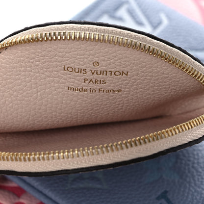 Louis Vuitton Empreinte Monogram Giant By The Pool Trio Pouch Rosebud Summer Blue Cream Saffron 10 of 11
