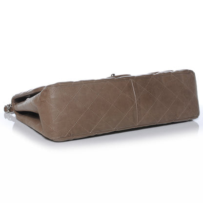 Chanel Lambskin Jumbo Single Flap Taupe 6 of 8
