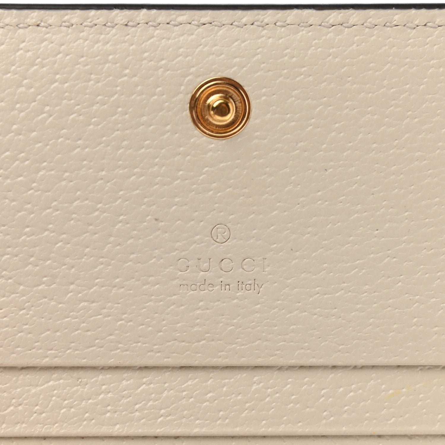Gucci GG Supreme Monogram Textured Dollar Calfskin Web Ophidia Card Case Beige Ebony Mystic White 6 of 7