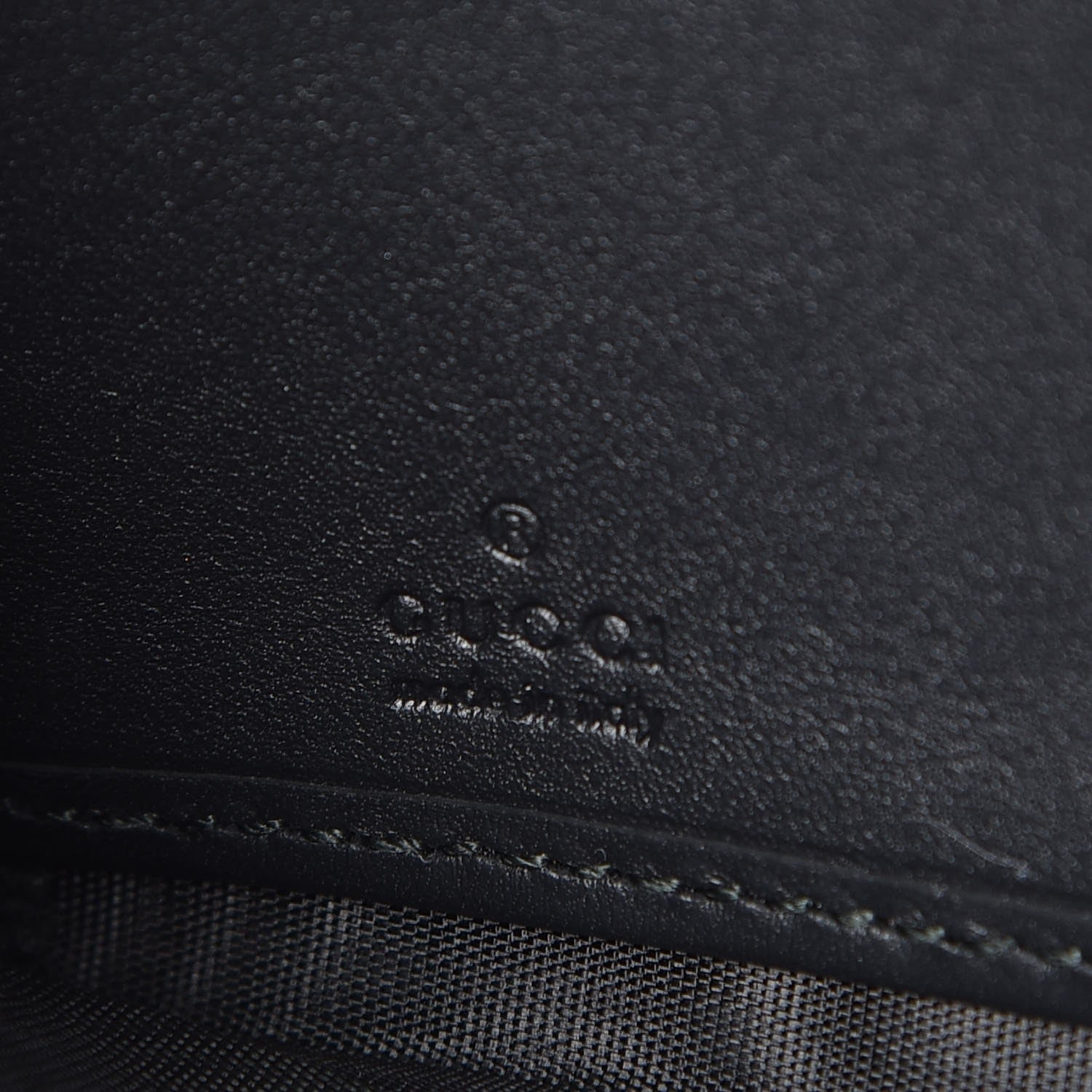 Gucci Calfskin Tiger Head Zip Around Wallet Black 8 of 9