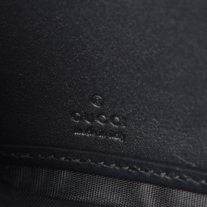 Gucci Calfskin Tiger Head Zip Around Wallet Black 8 of 9