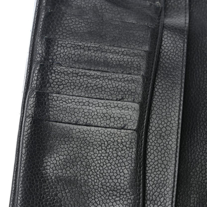 Chanel Caviar Quilted Large Flap Wallet Black 11 of 20