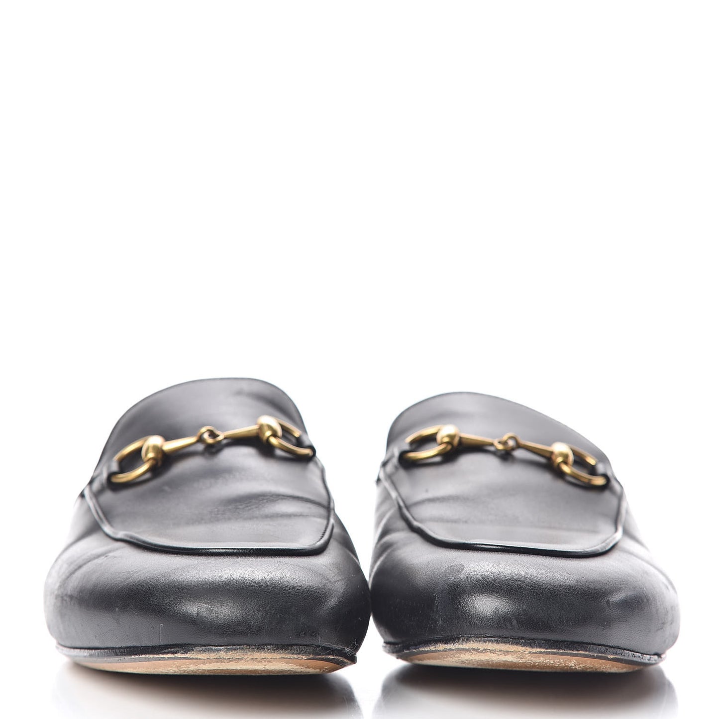 Calfskin Womens Princetown Slippers 37.5 Black