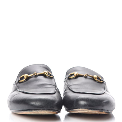 Gucci Calfskin Womens Princetown Slippers 37.5 Black 2 of 13
