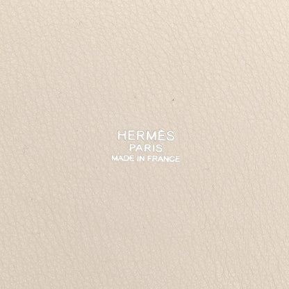 Hermes Toile Swift Picotin 18 PM White Vert Miliatire 6 of 13