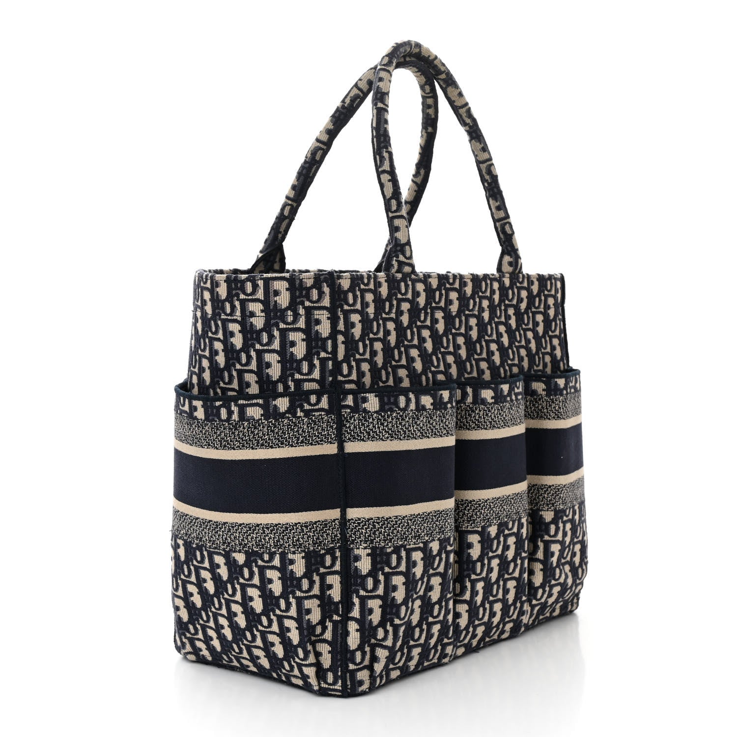 Christian Dior Oblique Catherine Tote Blue 3 of 10