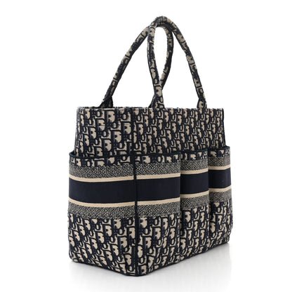 Christian Dior Oblique Catherine Tote Blue 3 of 10