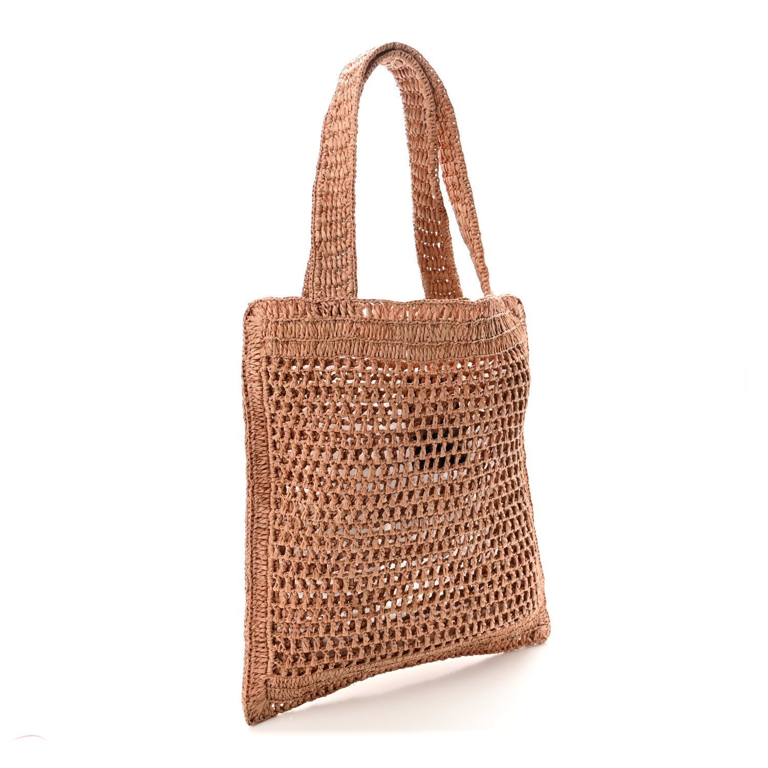 Chloe Raffia Summer Banana Tote Summery Beige 3 of 9