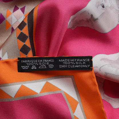Hermes Silk Les Chevaux Qataris Scarf 90 4 of 4