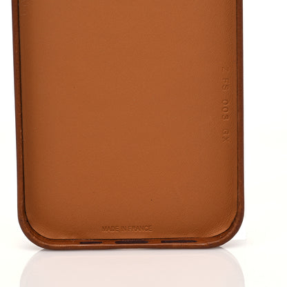 Hermes Barenia Bolduc iPhone 12/12 Pro Case Fauve 4 of 9