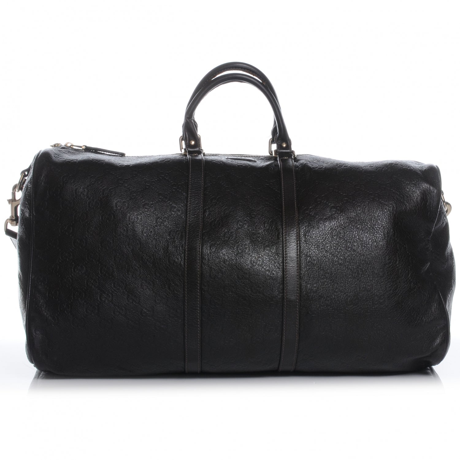 Gucci Guccissima Large Carry On Duffle Chocolate 1 of 8