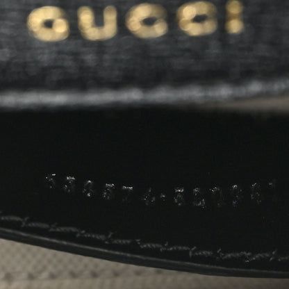 Gucci Azalea Calfskin Web Mini Horsebit 1955 Shoulder Bag Black 7 of 10