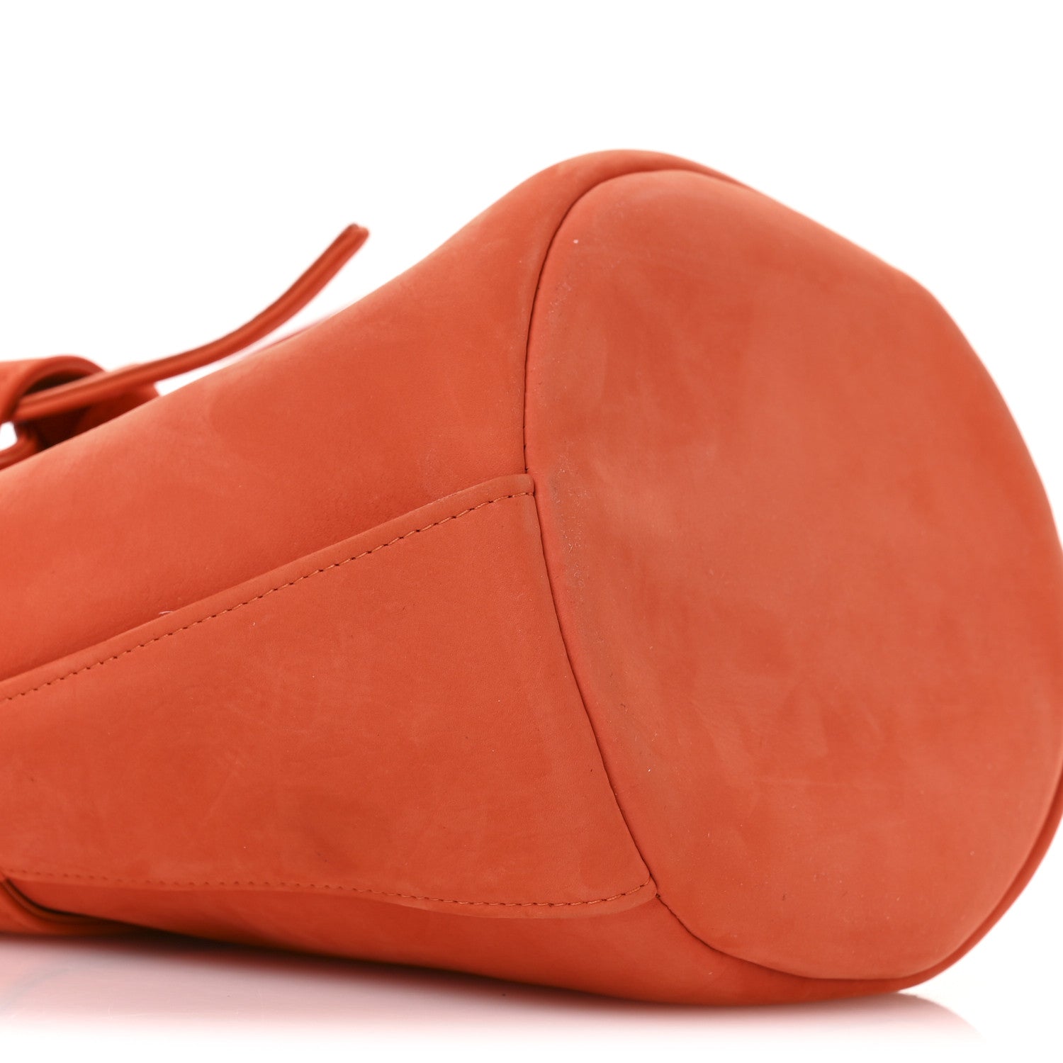 The Row Nubuck Mini Leo Bucket Bag Orange 8 of 9