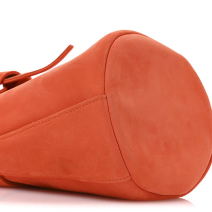 The Row Nubuck Mini Leo Bucket Bag Orange 8 of 9